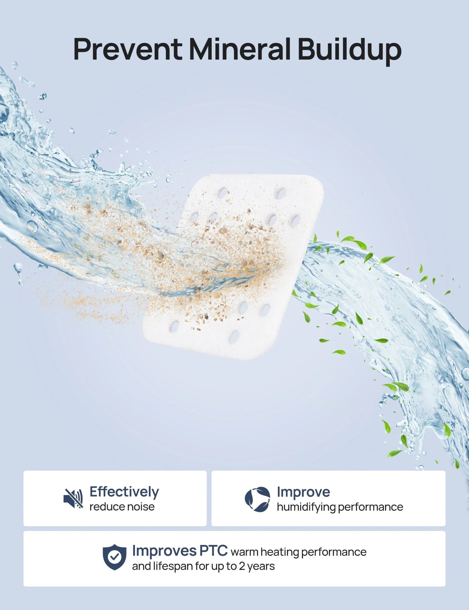 Mineral Absorption Pads for Humidifiers - 16-Pack - Image 3