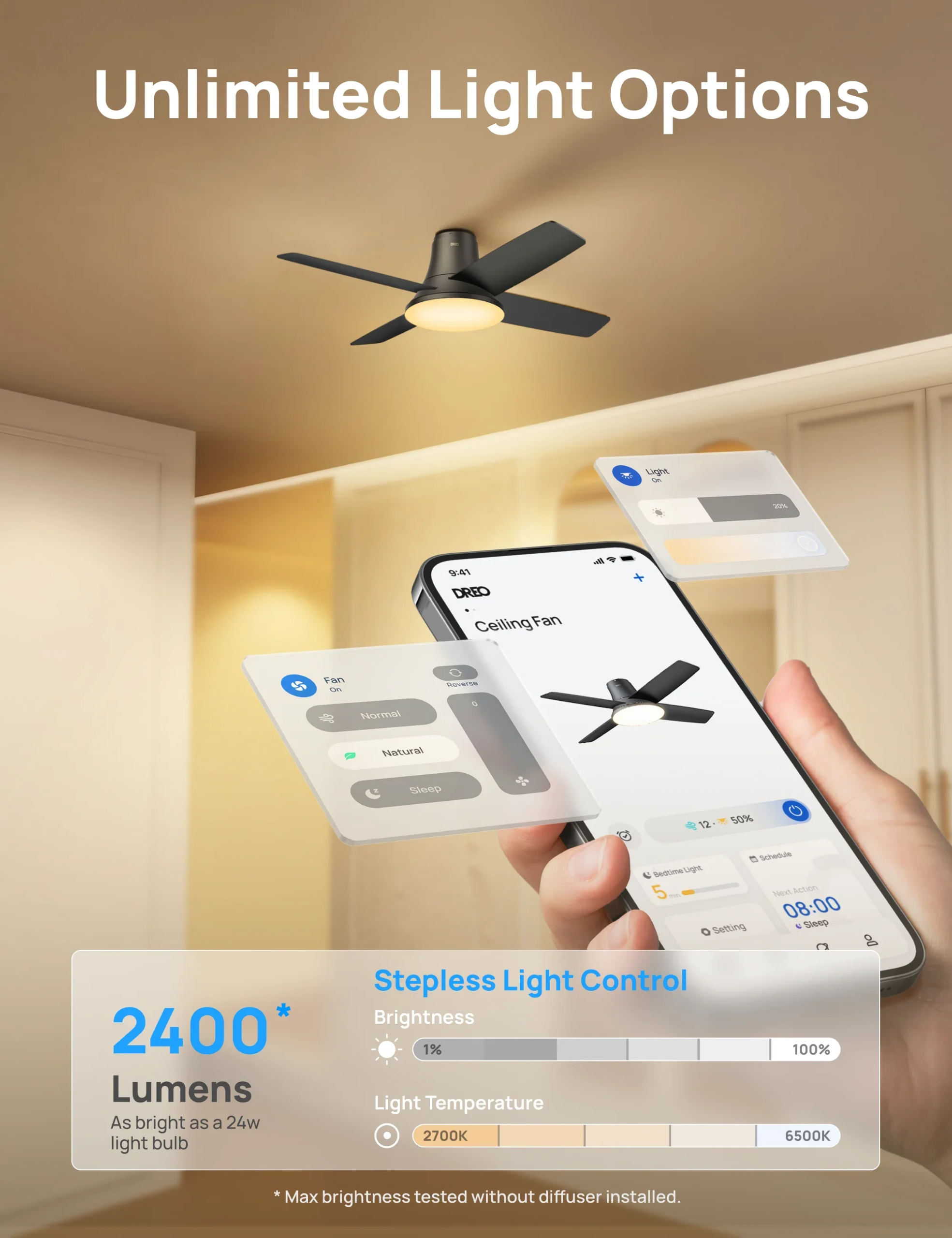 Smart Ceiling Fan 513S - Image 27