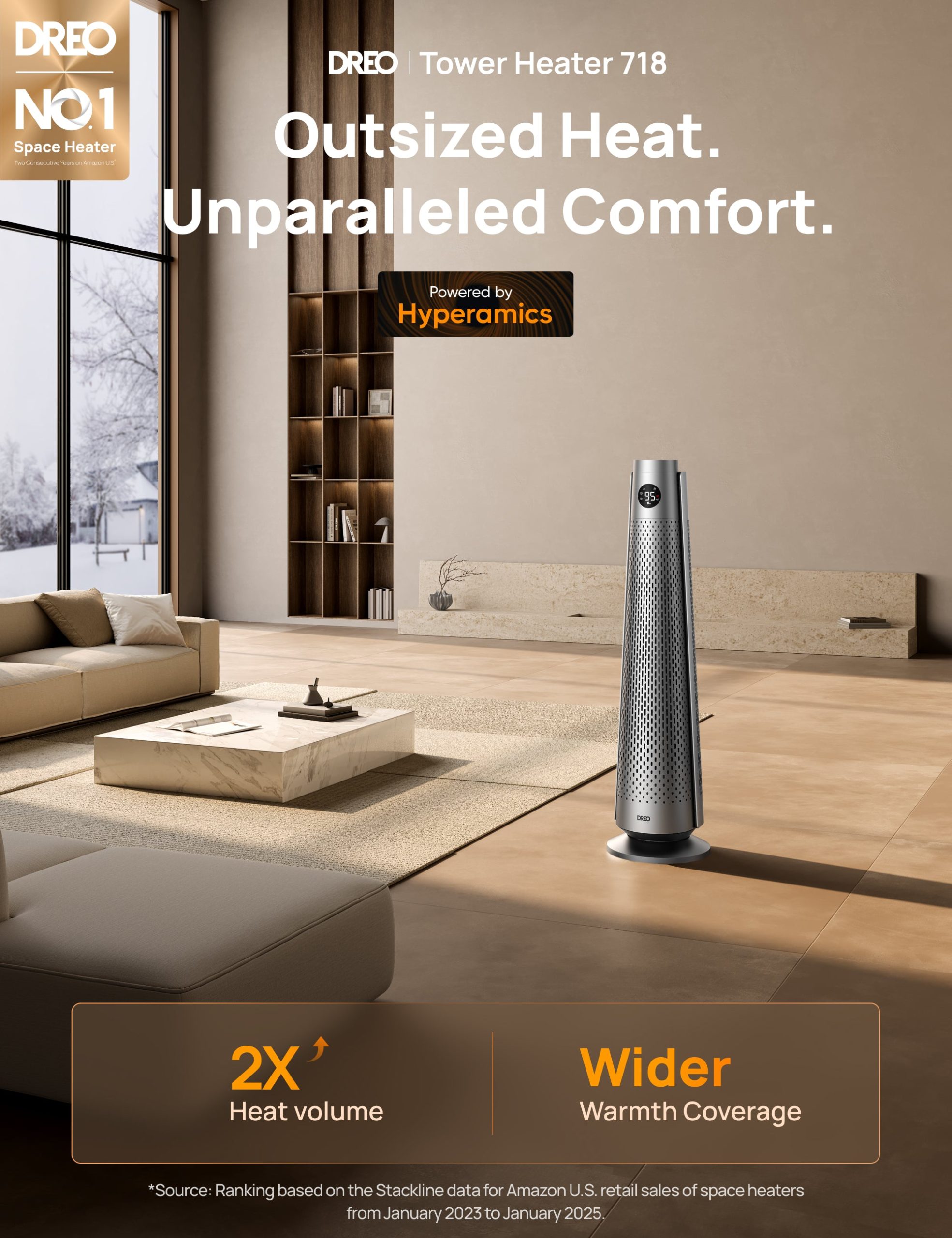 Tower Heater 718 & Smart Humidifier 735S 11L - Image 3