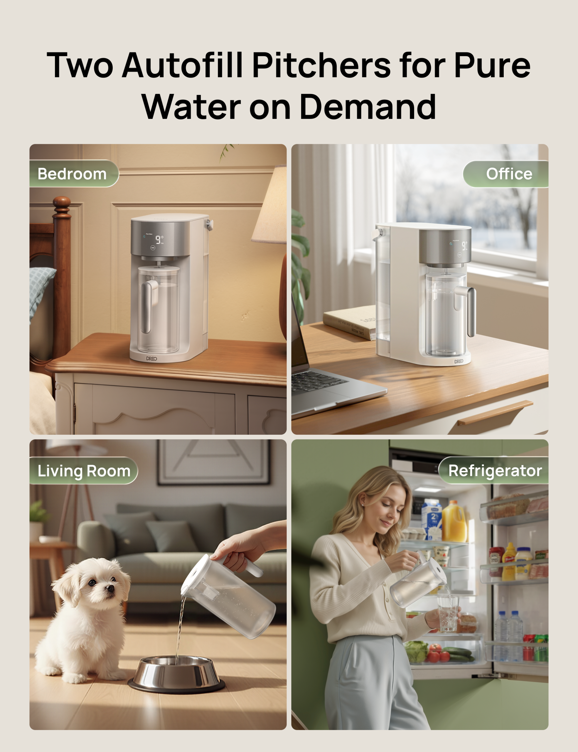 RO Water Filter 112 & 113 & 114 & 115 Autofill Water Pitcher Replacement - Image 3