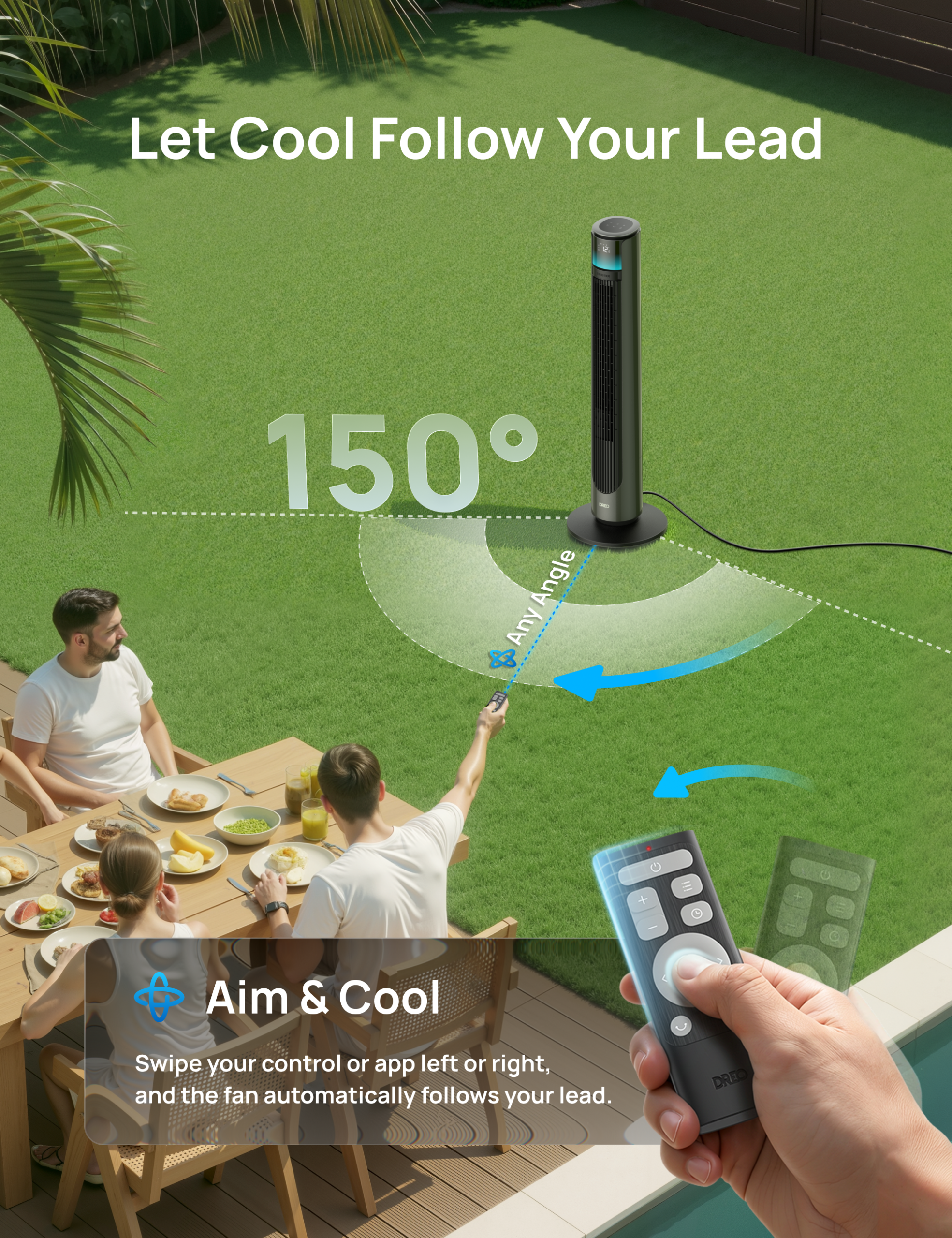 Outdoor Tower Fan 711S - Image 2