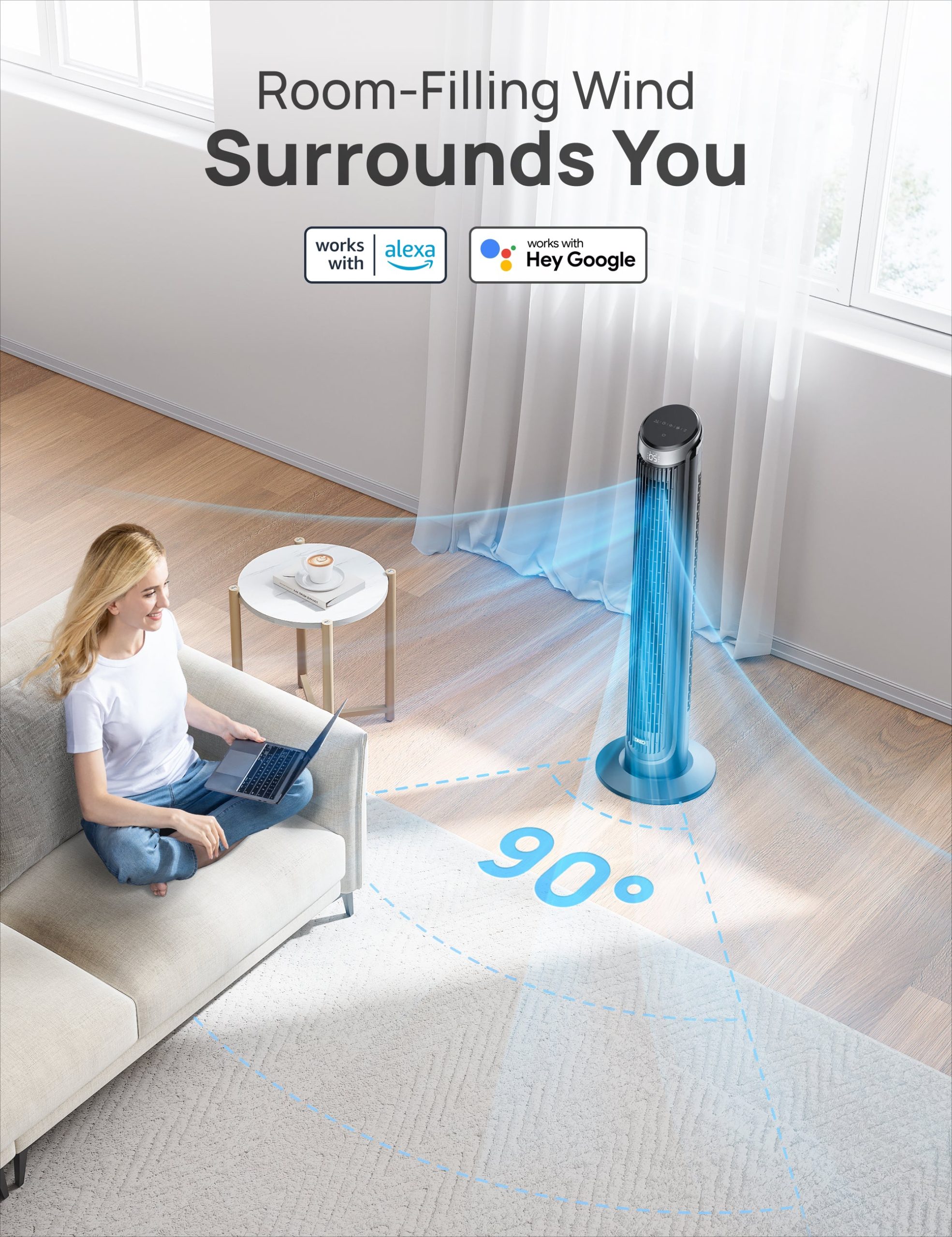 Smart Tower Fan Cruiser Pro T3S - Image 3