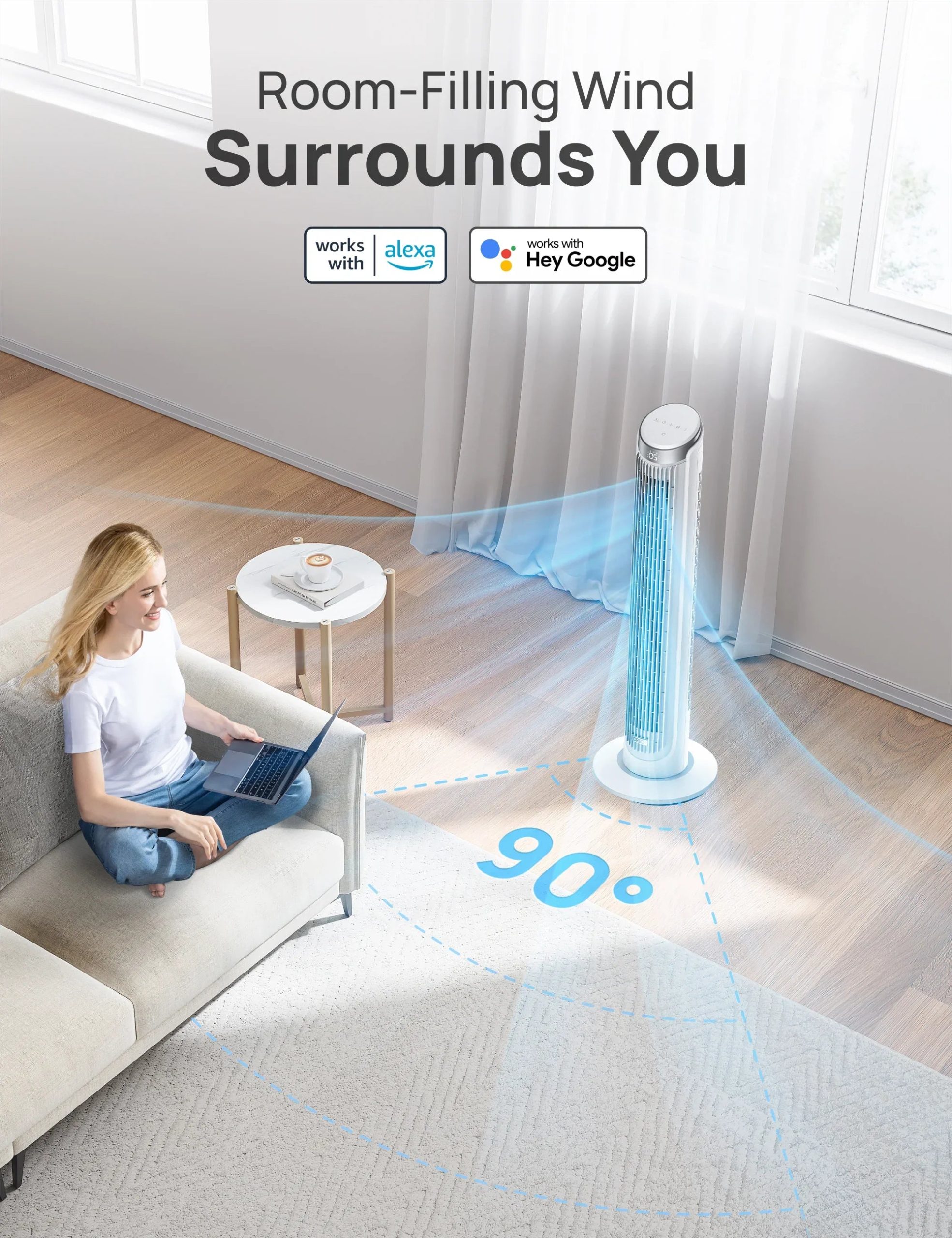 Smart Tower Fan Cruiser Pro T3S - Image 10