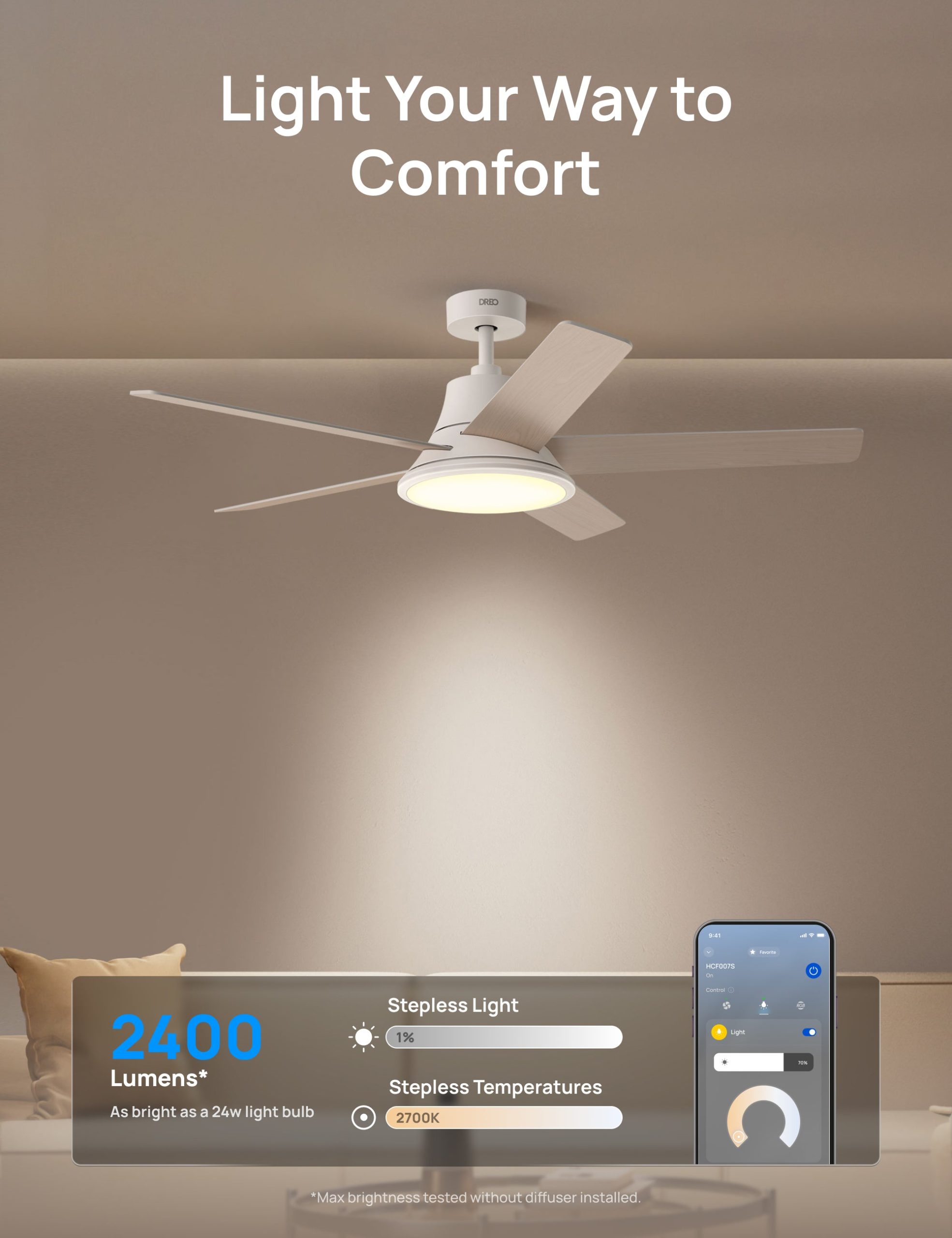 Ceiling Fan 521S (RGBIC) - Image 4