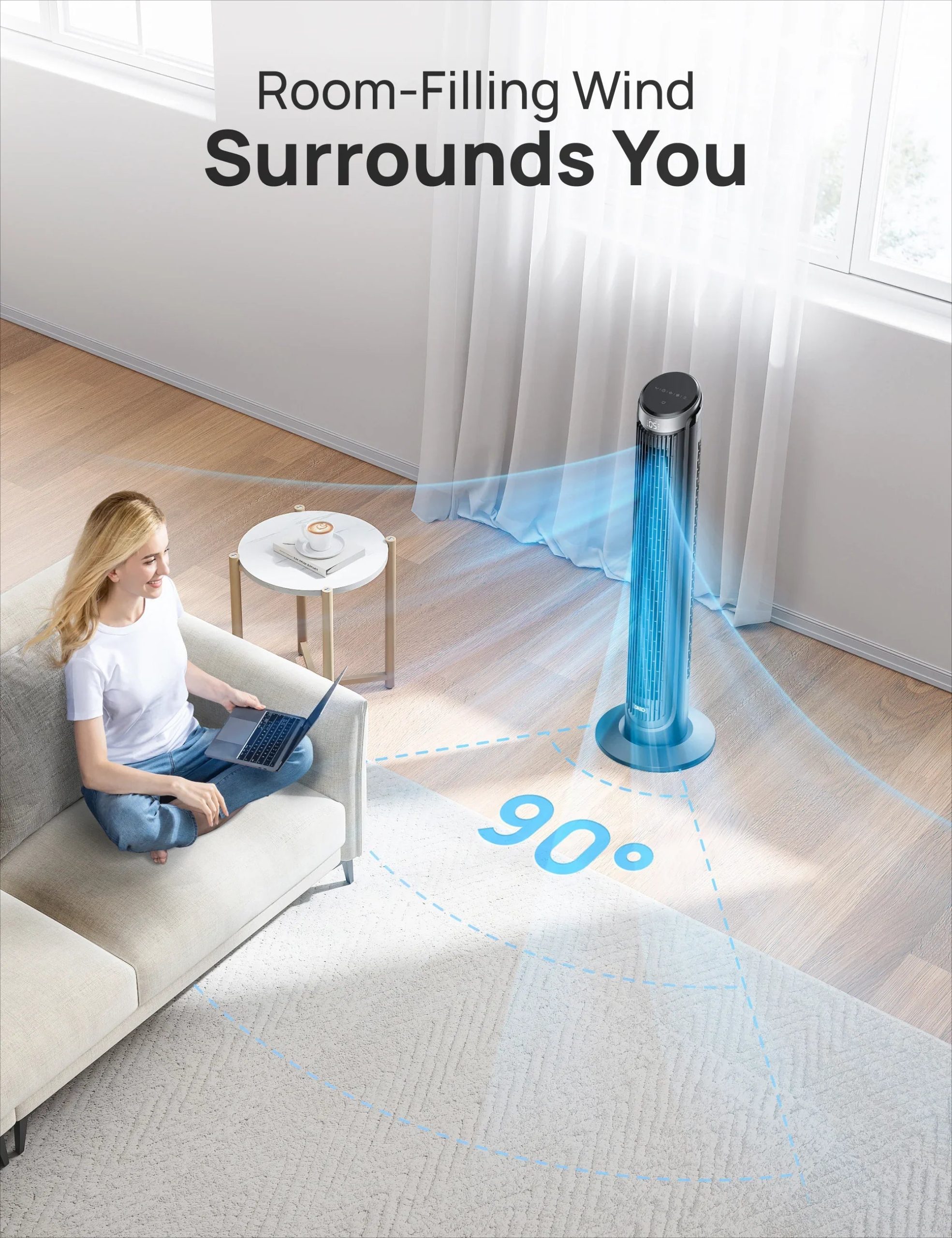 Smart Tower Fan Cruiser Pro T3S - Image 15
