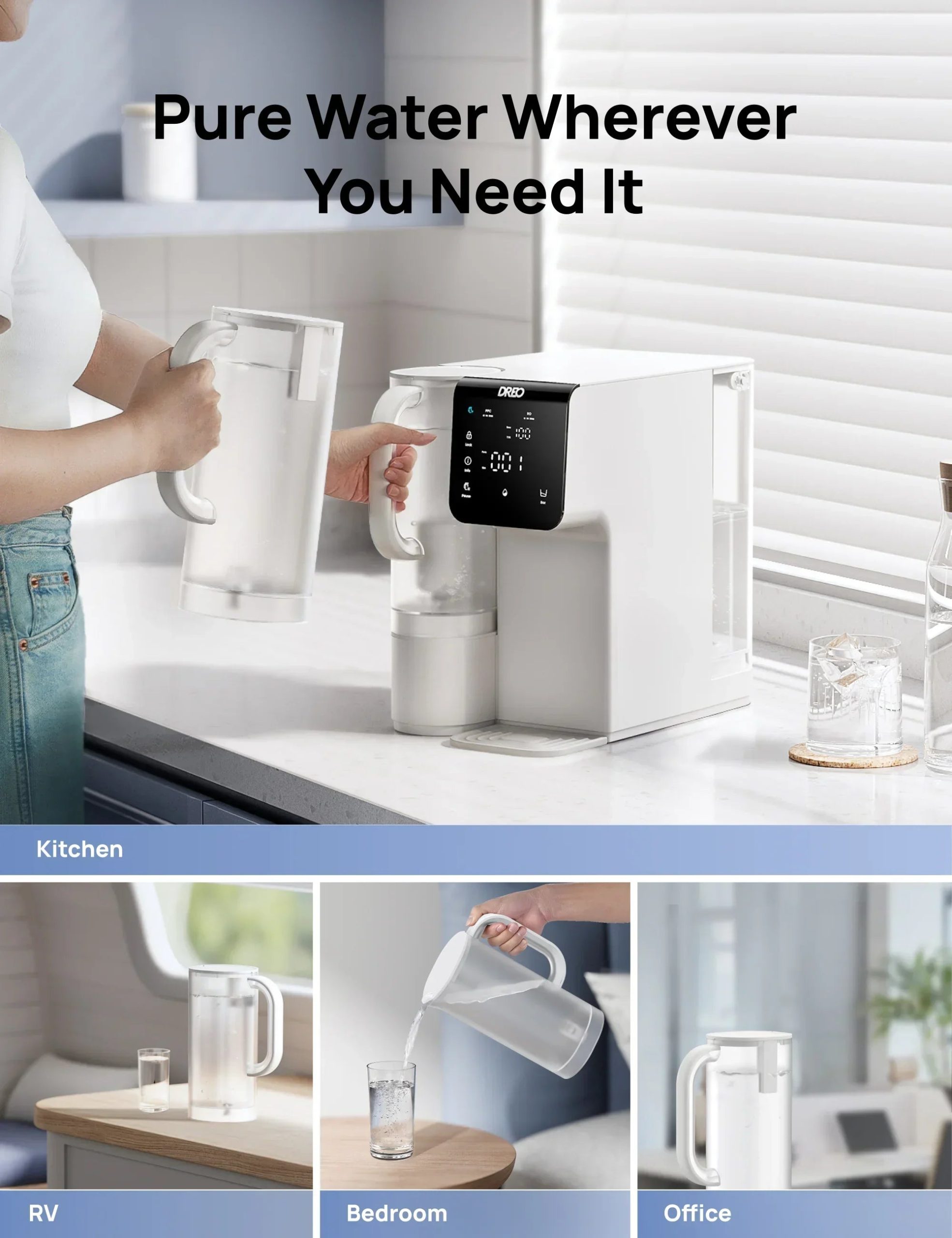 RO Water Filter 511 Autofill Water Pitcher Replacement - Image 2
