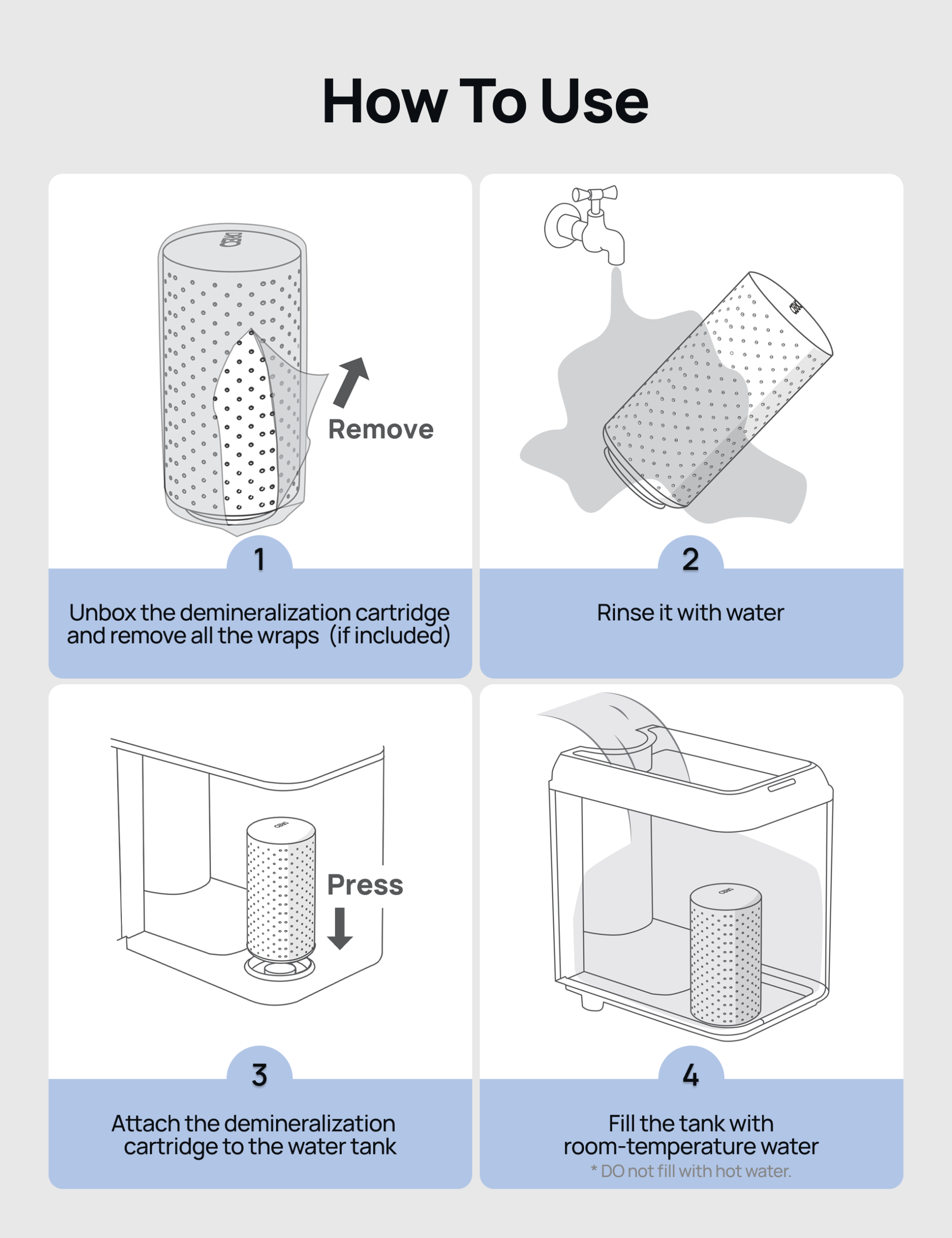 Smart Humidifier 717S 8L with Demineralization Cartridge - Image 12