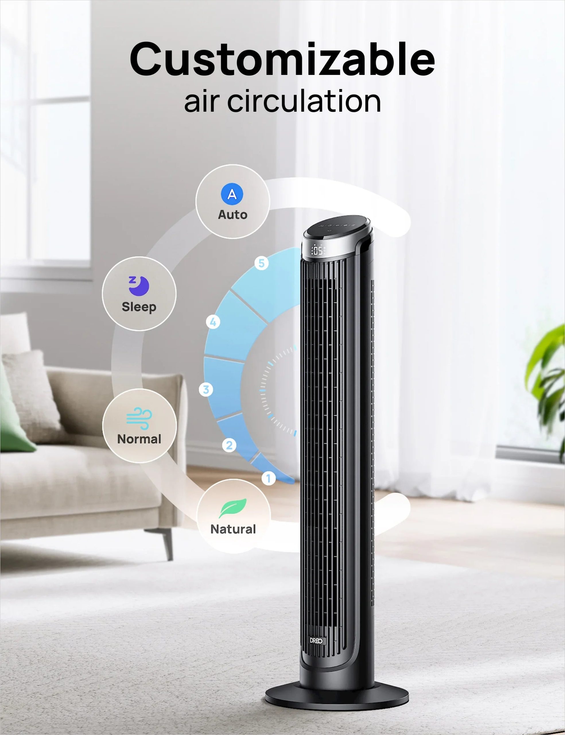 Smart Tower Fan Cruiser Pro T3S - Image 16