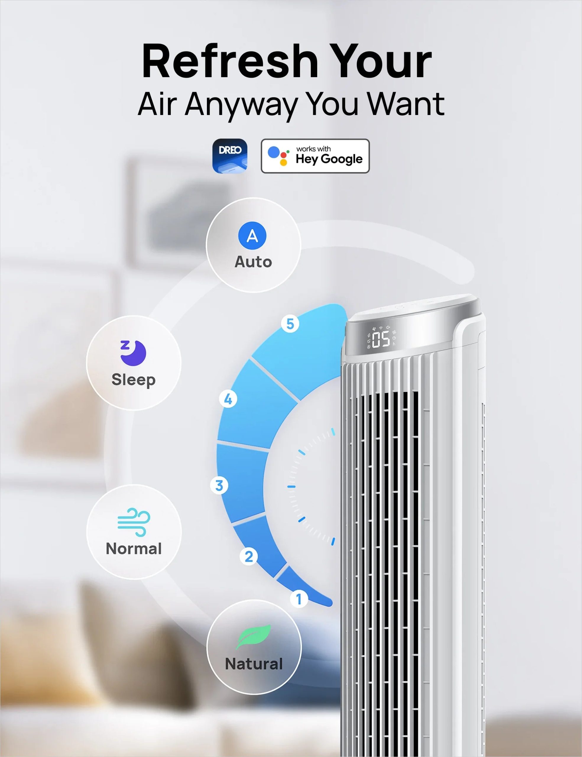 Smart Tower Fan Cruiser Pro T3S - Image 5