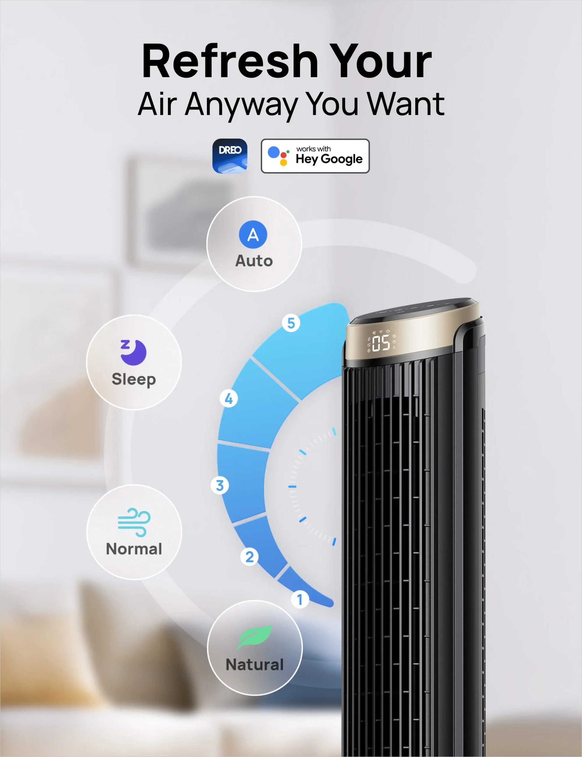 Smart Tower Fan Cruiser Pro T3S - Image 6