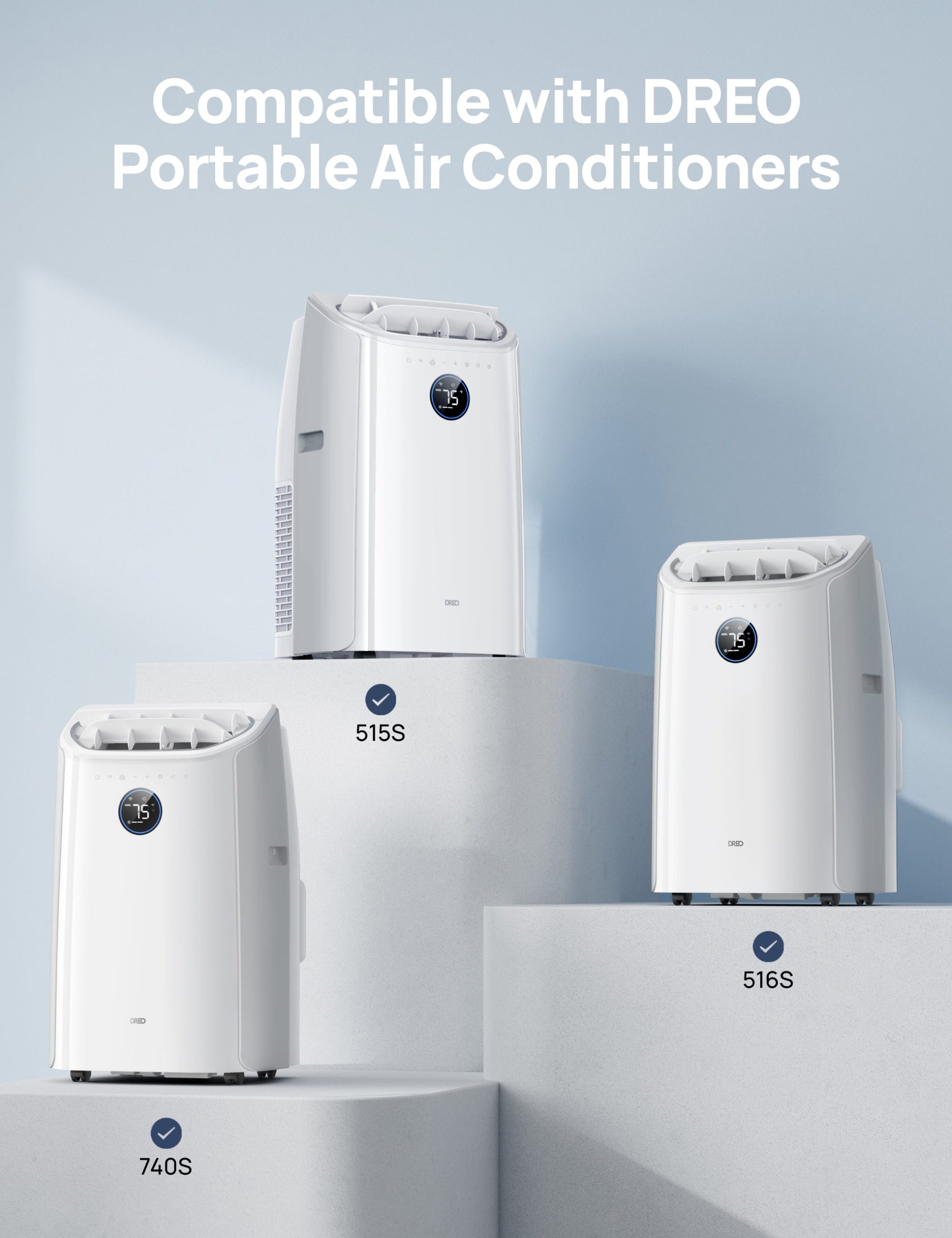 Portable Air Conditioner Dual Hose Kit (AC515S. AC516S. AC740S) - Image 7