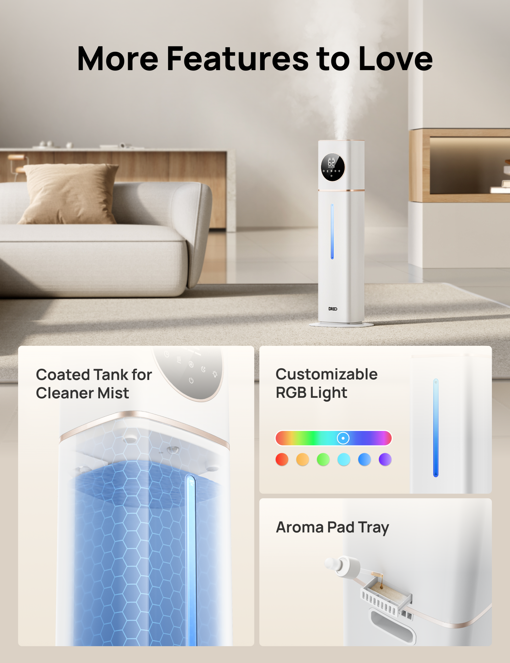 Tower Heater 718 & Smart Humidifier 735S 11L - Image 16